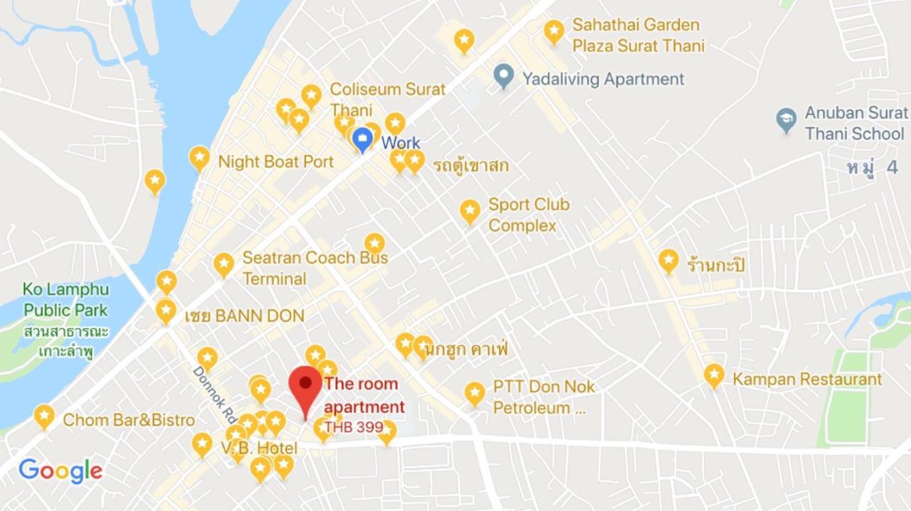 The Room Apartment Surat Thani Esterno foto